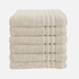 Byrklund Badhanddoek - Set van 6 - Hotelkwaliteit - 100% katoen (BCI) - 500 g/m² - 70x140 cm - Beige