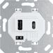 Jung USB Oplaadcontactdoos Type A en C Alpine Wit - USB15CAWW