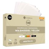 Cosmeau Wasmiddeldoekjes 120 Wasbeurten Geurvrij Wasstrips