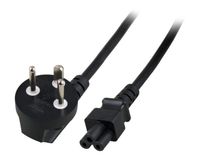 EFB Elektronik EK540.1,8 Prise secteur type D vers C5 1,8 m Noir
