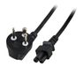 EFB Elektronik EK540.1,8 Prise secteur type D vers C5 1,8 m Noir