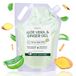 Aloe Vera & Gember Gel – Hydraterend, Verfrissend en Verstevigend – Met Verse Biologische Aloë Bladeren (Spanje) – Voor Gezicht, Lichaam & Haar – Na Zon, Scheren, Vermoeide Benen (2000 ml)