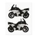 Adventure Stickers voor motorfietskoffer, 20 x 24 cm