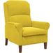 Fauteuil Relax Fauteuil Jaune Velours