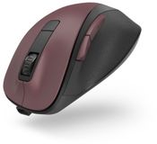 Hama MW-500 - Optische draadloze muis - 6 knoppen - 2.4 GHz RF - Stil - Oplaadbaar - Rood