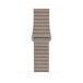 Apple MTHC2ZM/A Bracelet en cuir pour montre connectée Cuir Sable