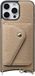 AVY Leren Hoesje Geschikt voor Apple iPhone 16 Pro Max | Met Magnetische Kaarthouder | Compatibel met MagSafe | Leather Case met Wallet | Beige