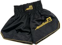 Montana Kickboksbroek Satijn Polyester Multibox Zwart XL Unisex Volwassenen