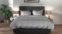 YELLOW HAVE A SUITE NIGHT Yellow Dekbedovertrek Lyocell Suite New York - Vaporous Grey - 240x200-220 cm - 100% Lyocell - Lits-Jumeaux