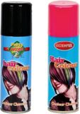 Goodmark Carnaval verkleed haarverf - haarlak - roze en zwart - 125 ml