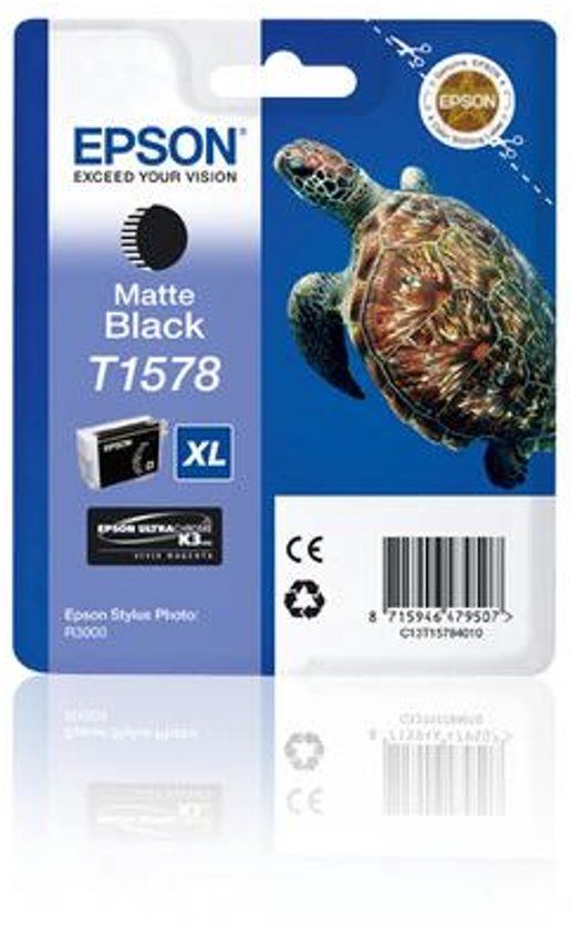 Epson T1578 Inktcartridge Zwart Origineel XL