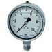 Glycerinmanometer, RIEGLER Glycerinmanometer, CrNi-staal, eenvoudige schaal in bar, aansluiting radiaal onder, G 1/2, kwaliteitsklasse 1,0, mes. 0-100,0 bar, Ø 100