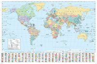 GB eye - HARPER COLLINS Maxi poster wereldkaart 21 Frans (91,5 x 61 cm)