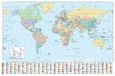 GB eye - HARPER COLLINS Maxi poster wereldkaart 21 Frans (91,5 x 61 cm)