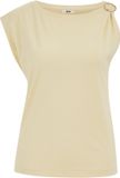 WE Fashion Dames jersey top met gouden accenten