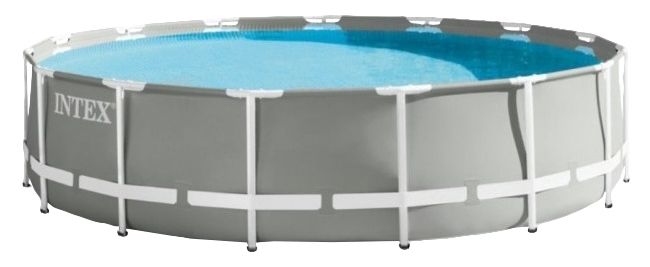 Intex Opzetzwembad Prism Frame Ø457 x 122 cm - Grijs