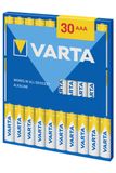 Varta Batterijen AAA Blister - 4 x 30 stuks - Voordeelverpakking