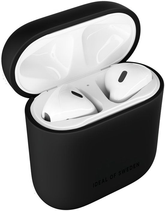 iDeal of Sweden Silicone Case voor de Apple Airpods 1 / 2 - Zwart