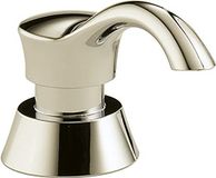 Delta Kraan Pilar Keuken Zeepdispenser voor Keuken Spoelbakken, Gepolijst Nikkel RP50781PN