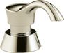 Delta Kraan Pilar Keuken Zeepdispenser voor Keuken Spoelbakken, Gepolijst Nikkel RP50781PN