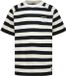 Vingino Herlo T-shirt pour garçon Coton Manches courtes Rayure Cloud White Taille 152