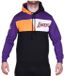 Mitchell & Ness Los Angeles Lakers NBA Color Blocked Fleece Hoodie Zwart S