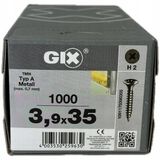 GIX Spax GIX-A Schroeven 3,9x35mm (1000 stuks) voor Metalen Profielen