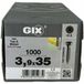 GIX Spax GIX-A Schroeven 3,9x35mm (1000 stuks) voor Metalen Profielen