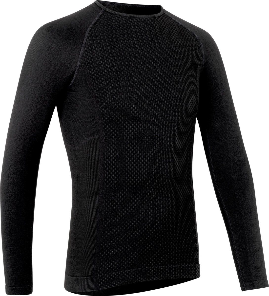 GripGrab Expert Naadloos thermisch ondershirt LS 2 - Maat XS/S - Zwart