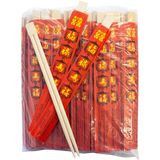 Bamboe Eetstokjes, Rood (23cm) - Multipack (10 X 100 PCS)