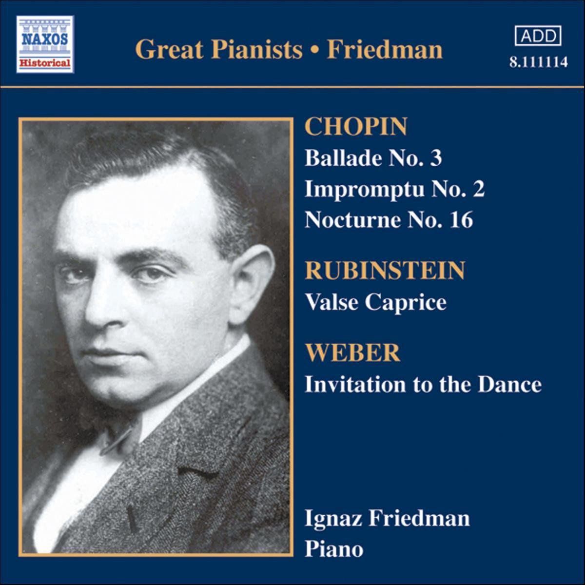 OUTHERE Friedman, Ignaz: Complete Reco - Muziek - 0747313311422