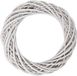 Clayre & Eef Krans Ø 40x7 cm Wit Rotan
