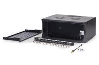 Digitus DN-49201-SET Armoire murale 4U Noir