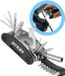 Dyken Multitool Fiets Reparatieset - 20 delige Fietsgereedschap voor Onderweg - Fiets Accessoires - Zwart