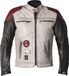 Helstons Tracker Rag Veste en cuir Blanc Noir Rouge - Taille L