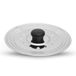 PARENCE.- Roestvrij stalen keukendeksel 16/18/20/22/24 - Spatwaterdicht deksel met stoomgaten en ergonomisch handvat - Pan en pot 25cm