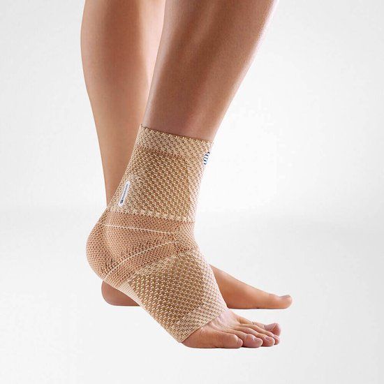 Bauerfeind MalleoTrain Enkelbrace - Beige - Rechts - Maat 1