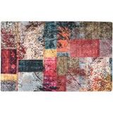Tapis Lavable Patchwork 160x230 cm Multicolore
