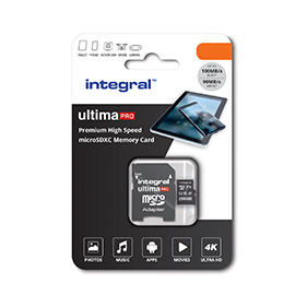 Integral 32GB MicroSDHC Class 10 UHS-I - 100MB/s Read, 70MB/s Write + SD Adapter