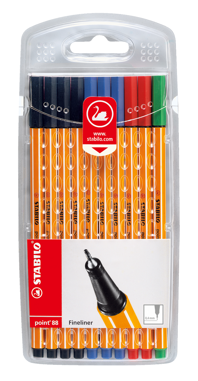 Stabilo Point 88 - 10 stuks - Multi