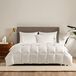 Serta Down Illusion hypoallergeen dons, alternatieve lichtgewicht dekbed met hoeklussen, twin/twin XL, wit