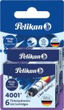 Pelikan cartouches d'encre 4001 bleu - Lot de 12