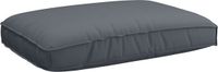 vidaXL - Kussen - Oxford - Stof - Antraciet - 120 x 80 x 12 cm