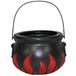Merkloos / Sans marque Decoratie heksenketel/kookpot zwart - D18 cm - Halloween versiering/decoratie en verkleed accessoires