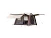Mobi Garden Tente de camping de fête 5.9 Tente et abri tout-en-un Tente de camping à installation automatique et rapide Marron Camping en famille Camping dans le parc Cadre de support en alliage d'aluminium à ouverture automatique Fenêtre