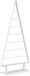 vidaXL Metalen Kerstboom KUOPIO 125 cm Staal Wit