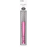Tulip Etimo Rose Crochet Hook 1.00 mm, Ergonomic Soft Grip, 1 Piece