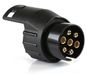 Adapter Aanhangeradapter 7 naar 13 pin 12 V elektrische converter aanhangwagen/caravan/aanhangercontactdoos auto/trolley