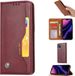 Merkloos iPhone 11 Pro Flip Case - Faux Leather - Wine Red