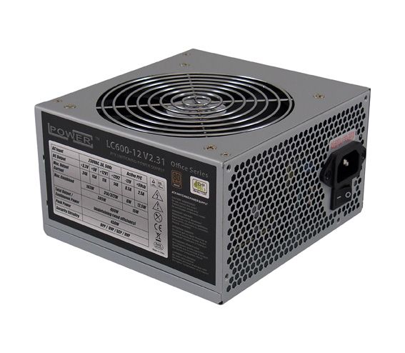 LC-Power LC600-12 V2.31 - Voeding - Grijs